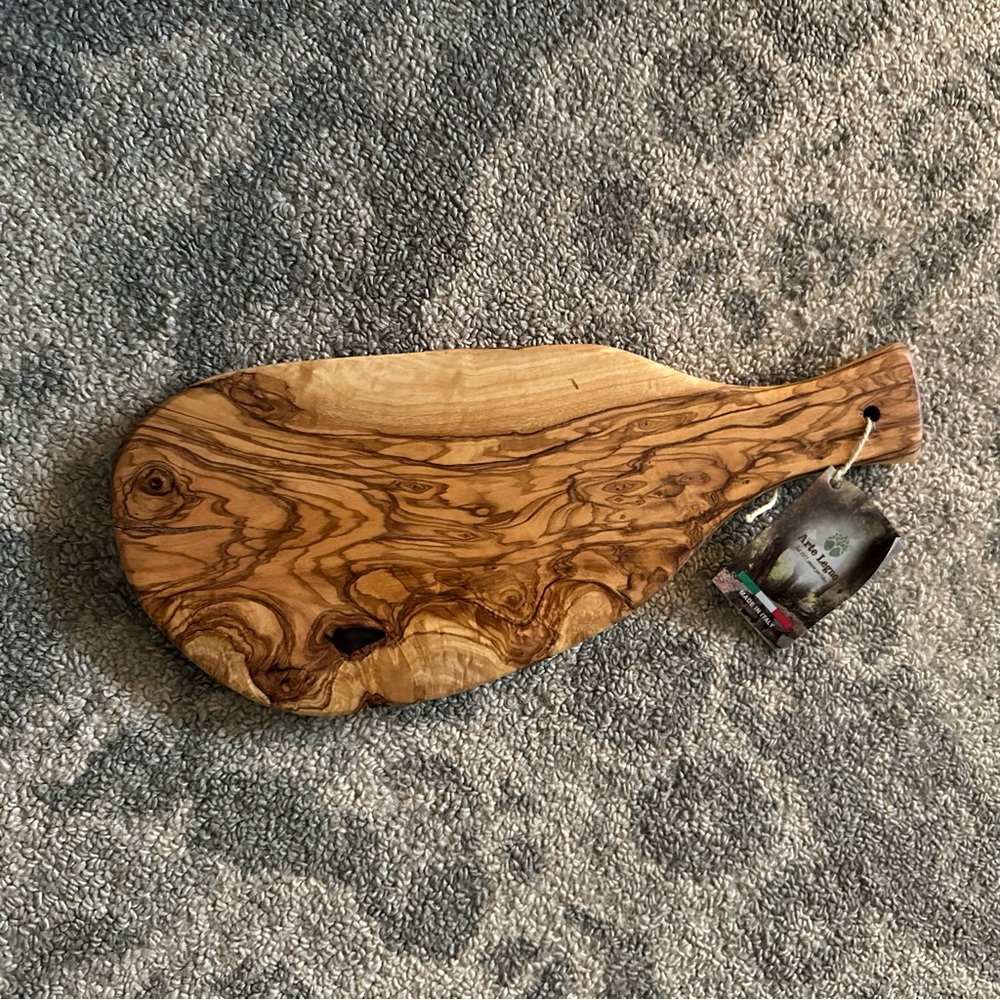 Wood serving tray